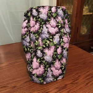 100% Cotton Lilacs Serger Dust Cover